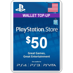 50$ PSN GIFT CARD US
